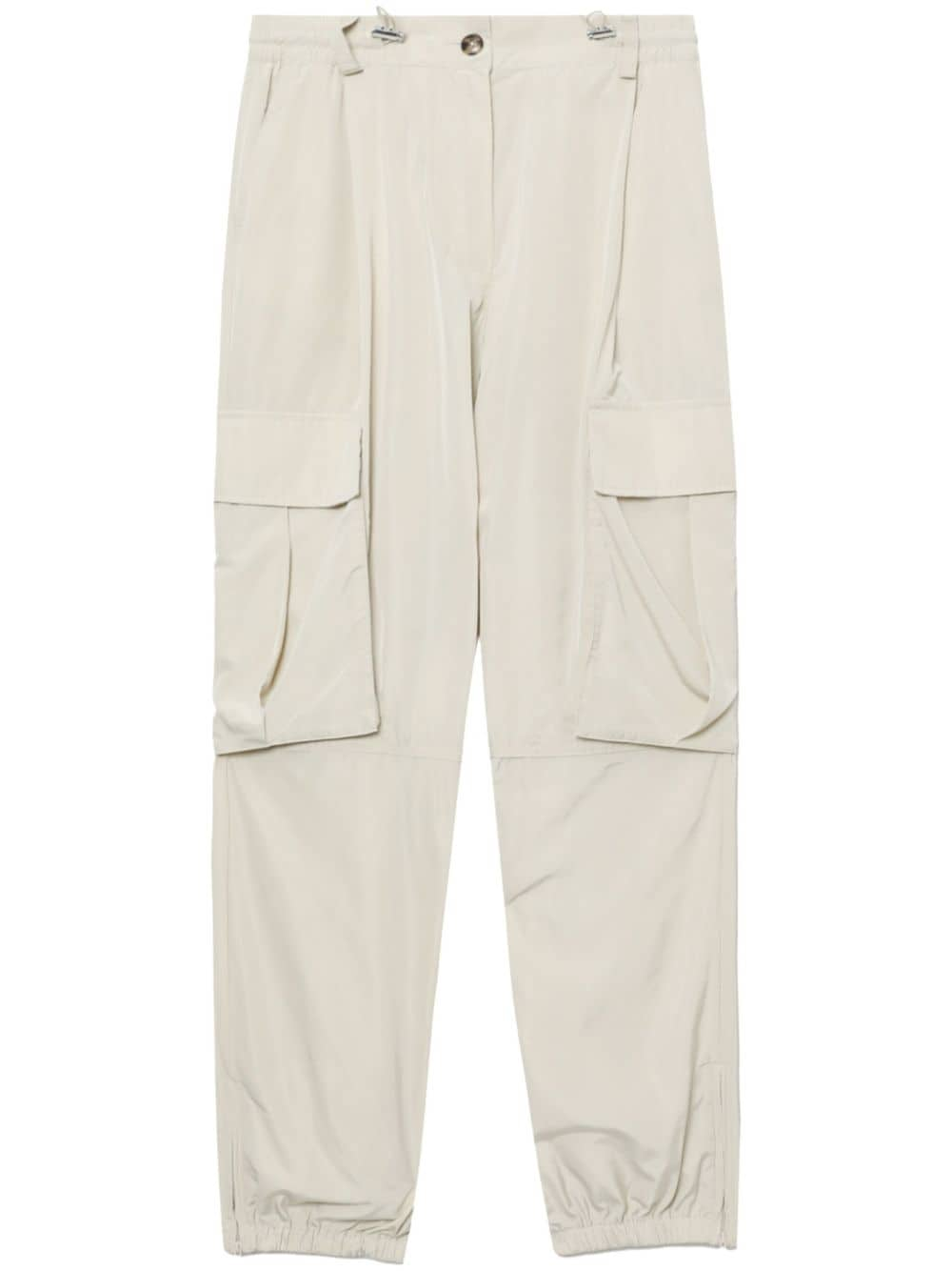 high waist cargo trousers