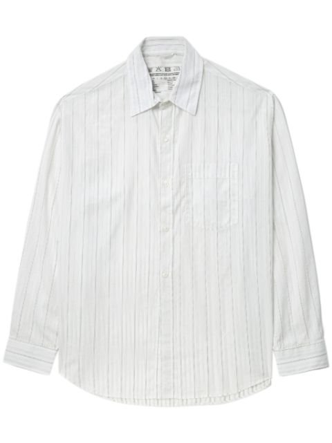 mfpen Executive striped cotton shirt