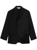 Comme Des Garçons Comme Des Garçons notched-lapels single-breasted blazer - Black