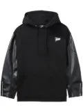 Junya Watanabe MAN x Patta logo-print cotton hoodie - Black