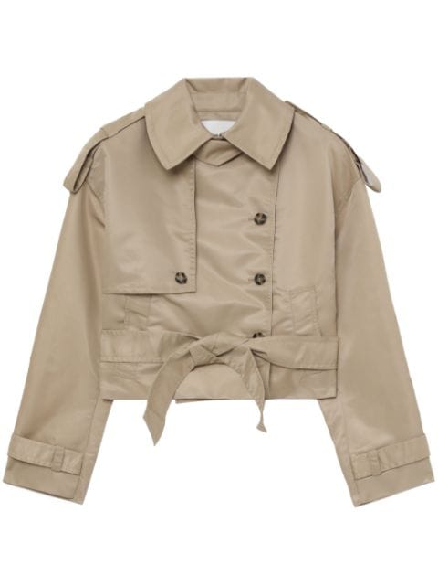 HERSKIND Louisa cropped trench jacket