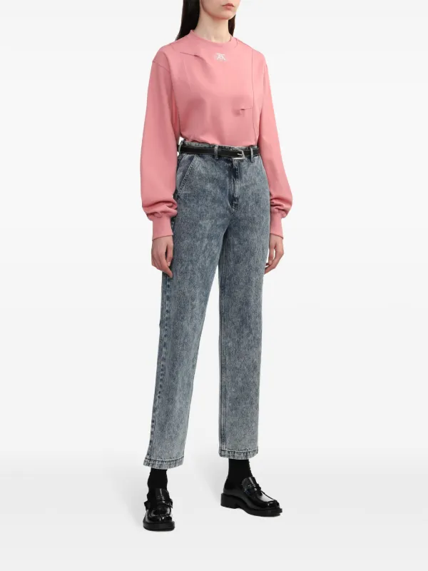 Ader Error ロゴ スウェットシャツ | ピンク | FARFETCH JP
