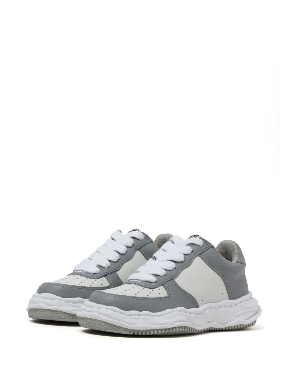 Maison MIHARA YASUHIRO Tweekleurige sneakers Grijs