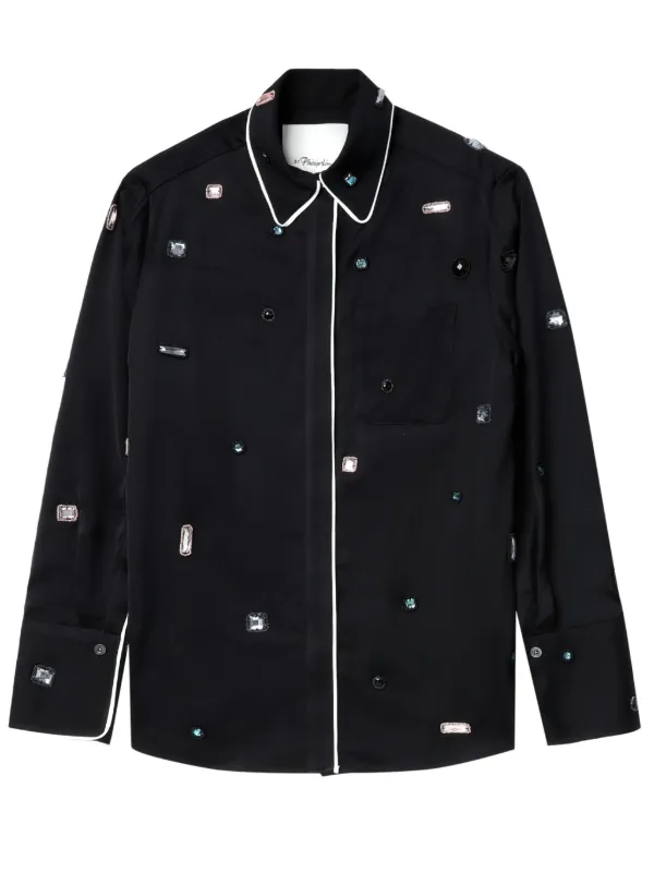 3.1 Phillip Lim◇JUDO SHIRT JACKET/柔道着風シャツ/長袖シャツ/S 