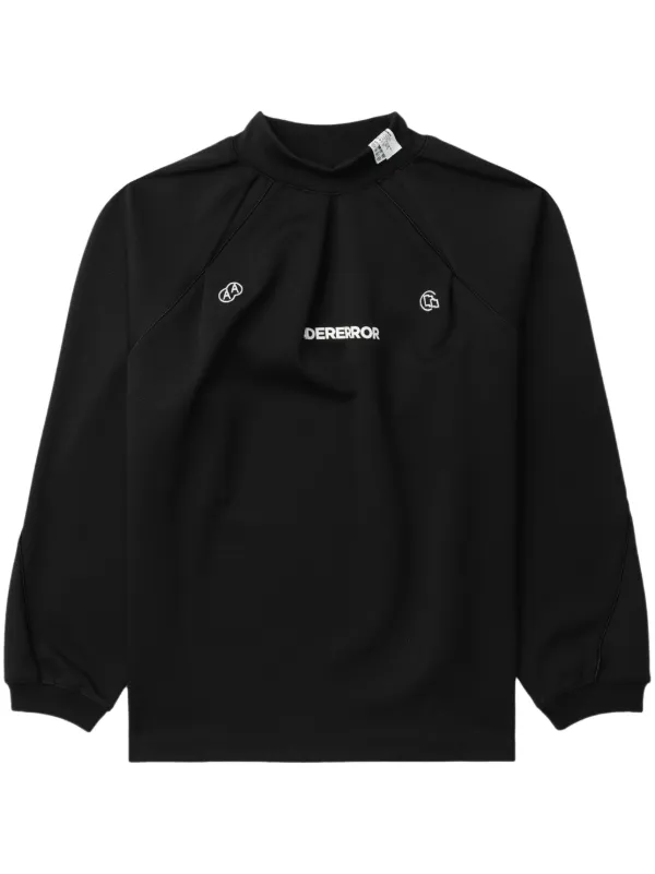 Ader Error Siz Piqué Sweatshirt | Black | FARFETCH AO