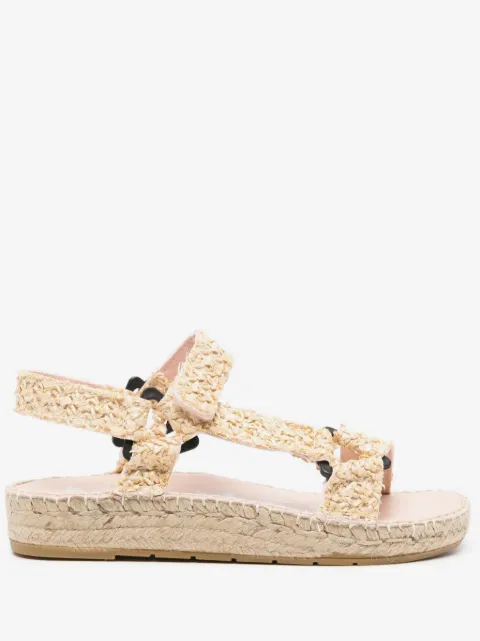 Manebi Yucatan raffia espadrilles