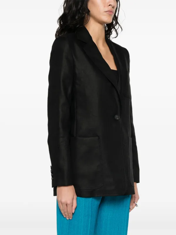 Max Mara Boemia single-breasted Blazer | Black | FARFETCH BH