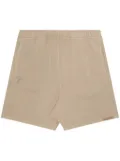 AAPE BY *A BATHING APE® logo-embroidered cotton shorts - Neutrals