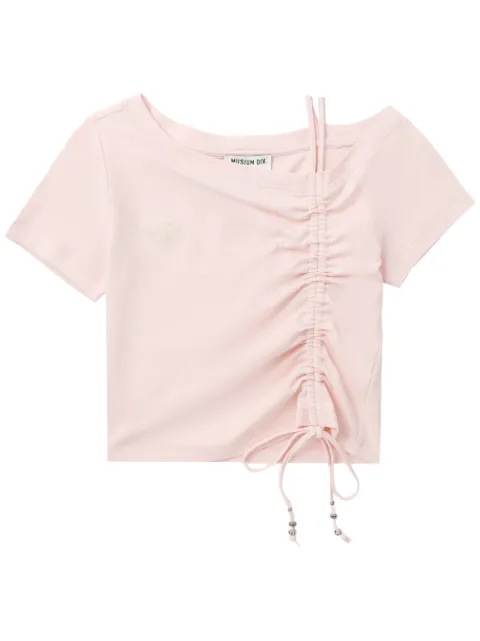 Musium Div. draped cotton T-shirt