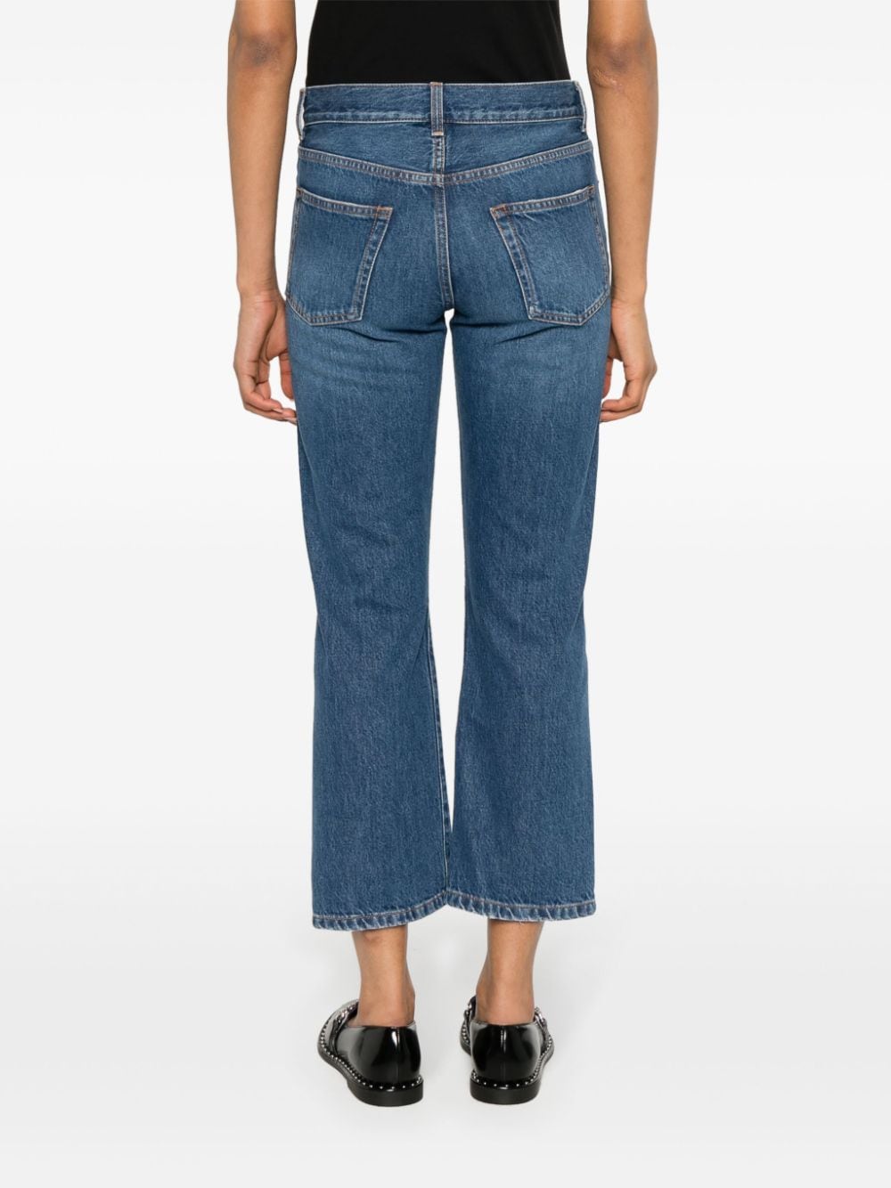 Shop The Row Lesley Straight-leg Jeans In Blau
