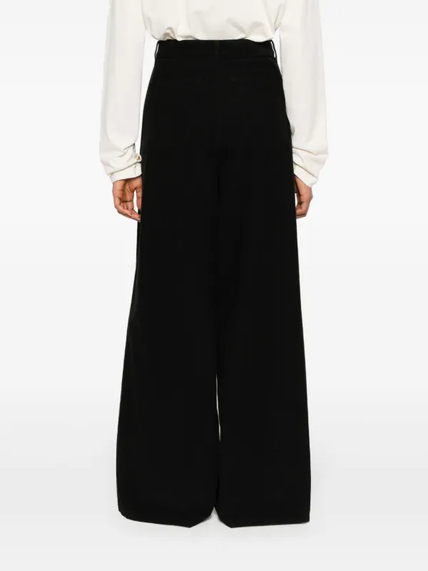 the row Trousers - Tailored Trousers パンツ Burtコットン製パンツ ブラウン – The Row