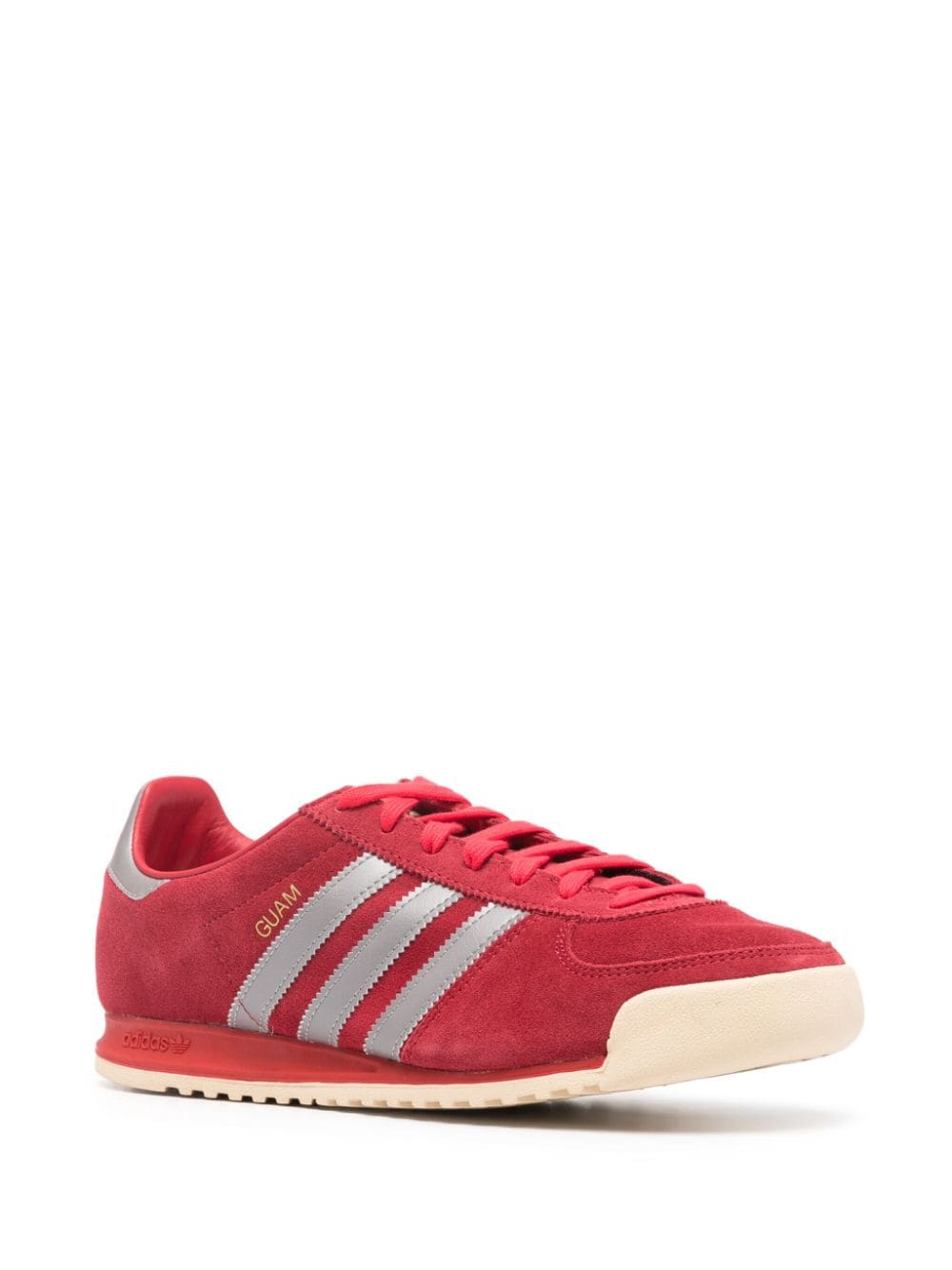Shop Adidas Originals Originals Guam Suede Sneakers In Red