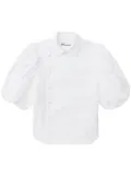 Noir Kei Ninomiya puff-sleeve blouse - White