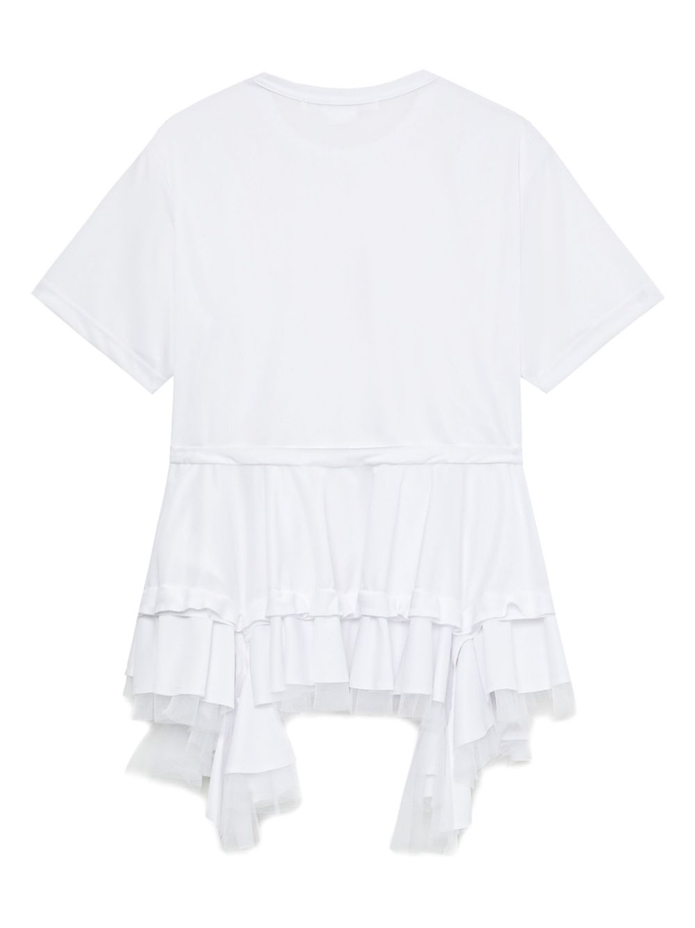 Comme Des Garcons Comme Des Garcons asymmetric ruffled T-shirt Women