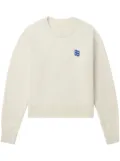 Ader Error TRS Tag crew-neck jumper - White