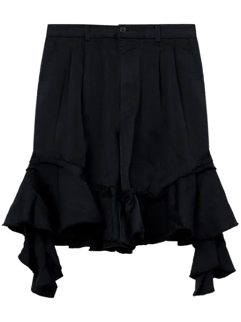 Comme Des Garçons Comme Des Garçons pleated ruffled shorts