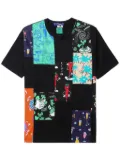 Junya Watanabe MAN x Lousy Livin patchwork cotton T-shirt - Black