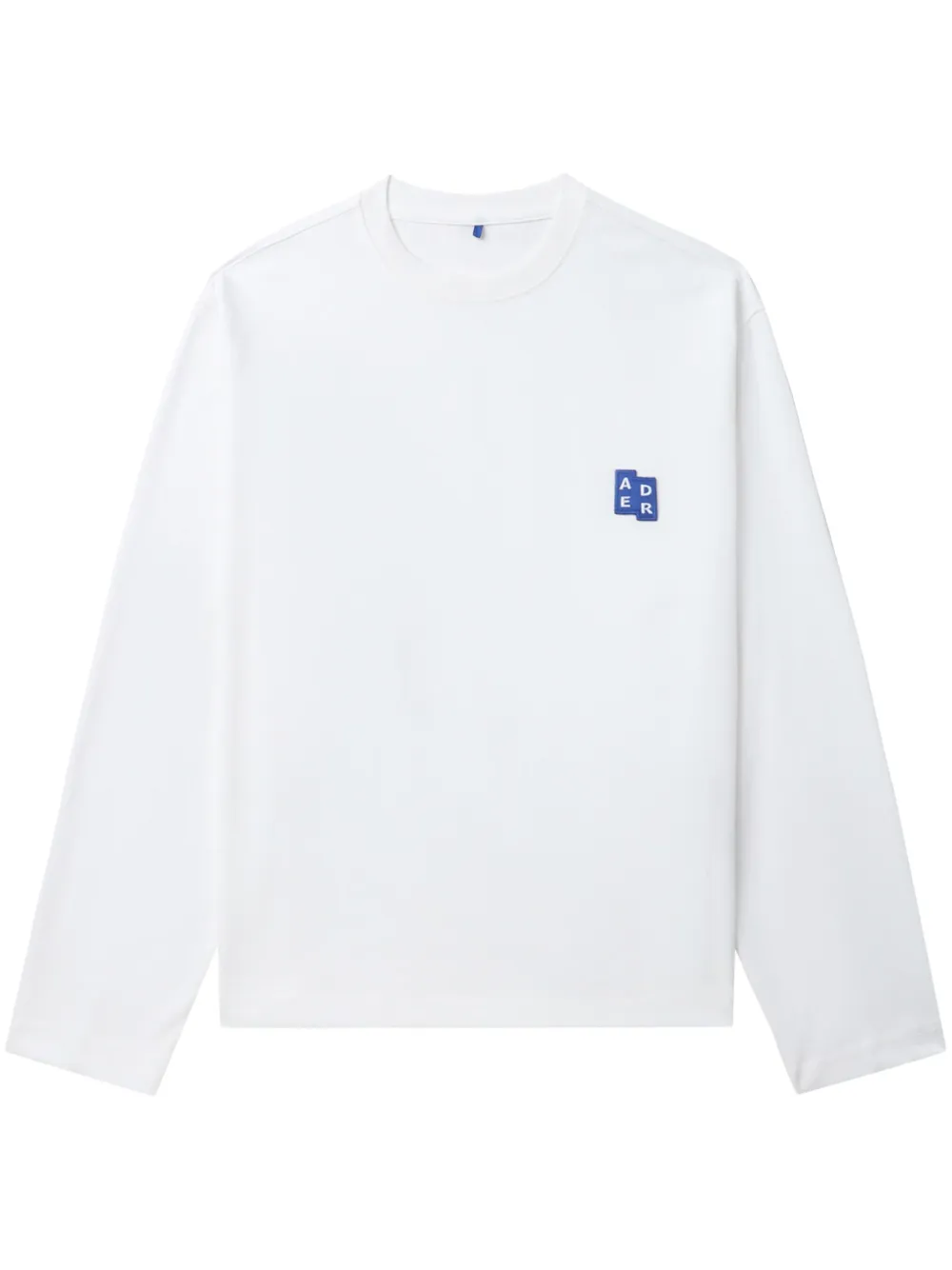 Ader Error Tetris-appliqué Cotton T-shirt In White