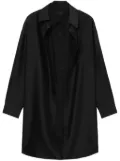 Juun.J layered longline cotton shirt - Black