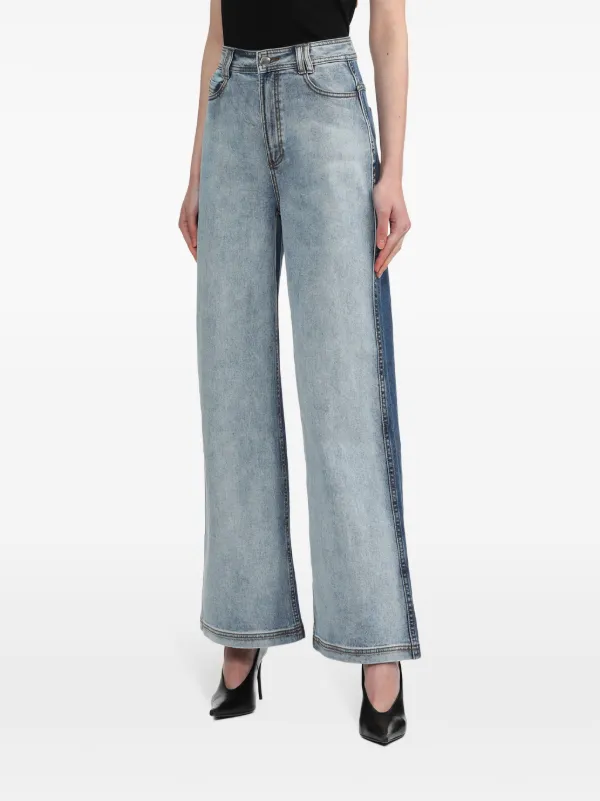 Aje Jean Bicolore a Coupe Ample Farfetch