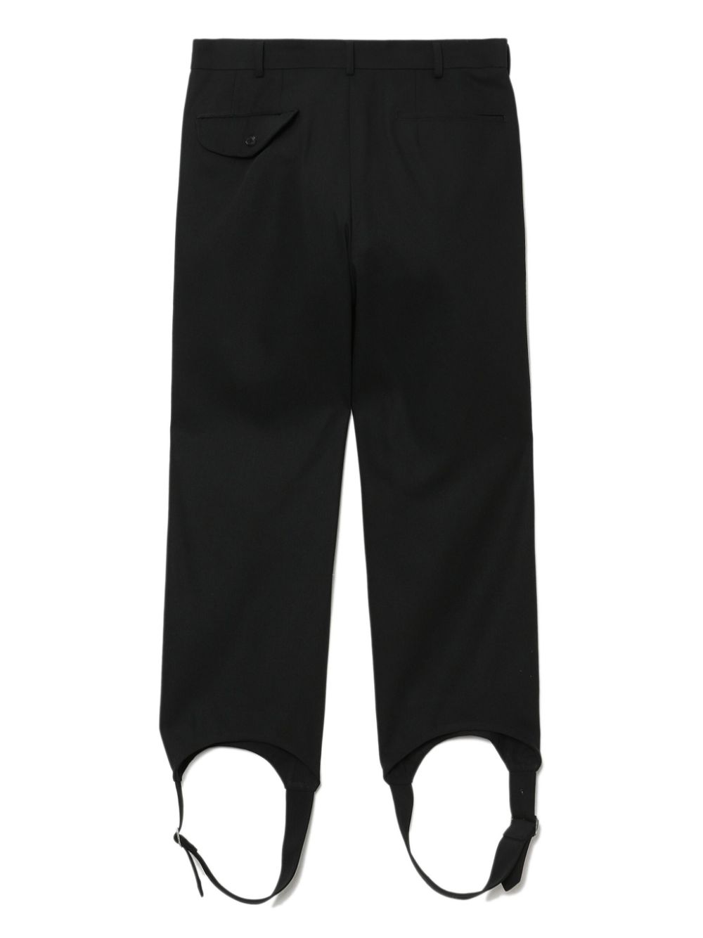 Black Comme Des Garcons belted cropped trousers Men