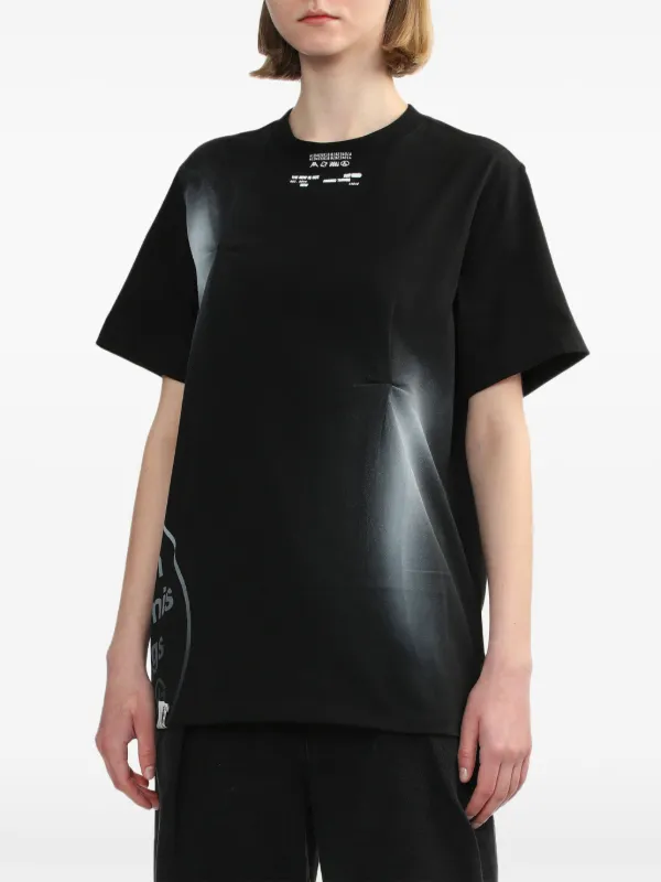 関税込 ADERERROR アーダーエラー Nowia Tシャツ 黒 Ader Error - Nowia T-shirt | HBX - Globally Curated Fashion