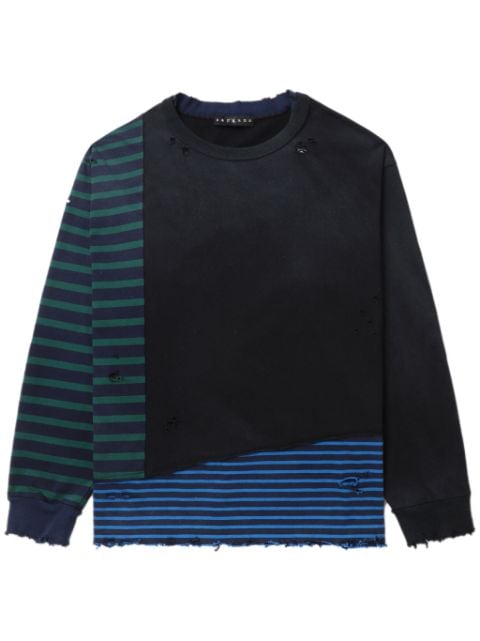 Roar colour-block cotton sweatshirt