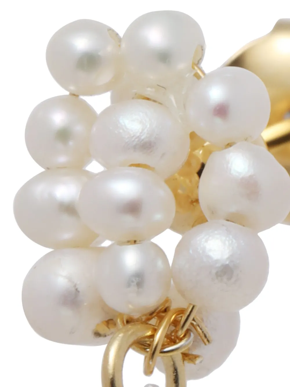 Shop Completedworks Pearl-embellished Drop Earrings In Neutrals