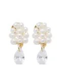 Completedworks pearl-embellished drop earrings - Neutrals