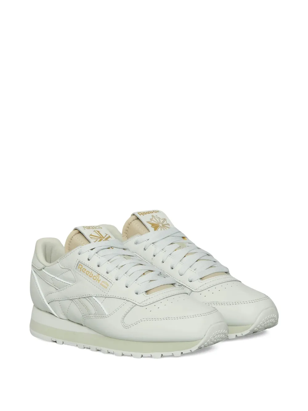 Reebok x Aries leather logo sneakers Neutrals