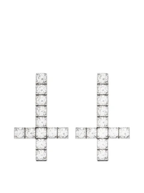 DARKAI Reversed Cross stud earrings