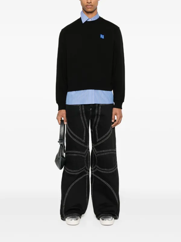 Ader Error ロゴ スウェットシャツ | ブラック | FARFETCH JP Ader Error ロゴ スウェットシャツ | ブラック | FARFETCH JP