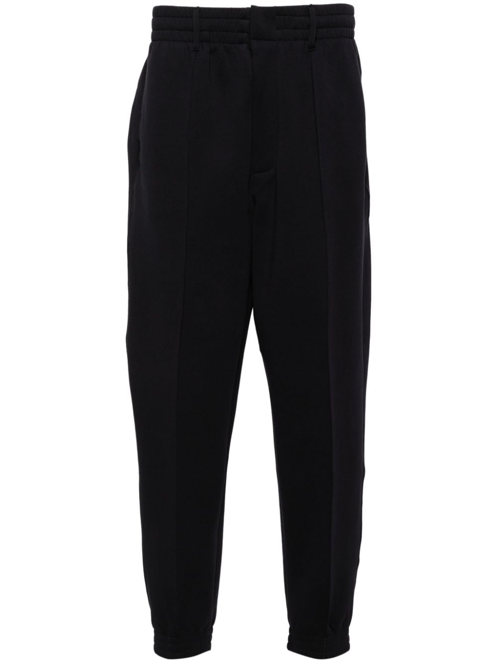 Emporio Armani logo-plaque cotton-blend Track Pants - Farfetch