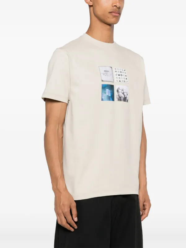 【ADERERROR】 Mati t-shirt /追跡付 Ader Error Mati patch-embellished T-shirt | Neutrals | FARFETCH