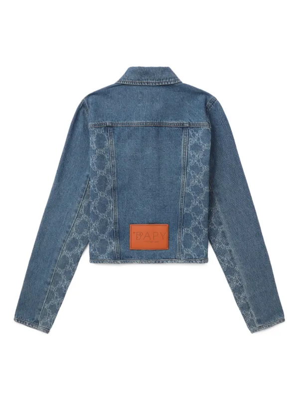 BAPY BY *A BATHING APE® モノグラム デニムジャケット - Farfetch 
