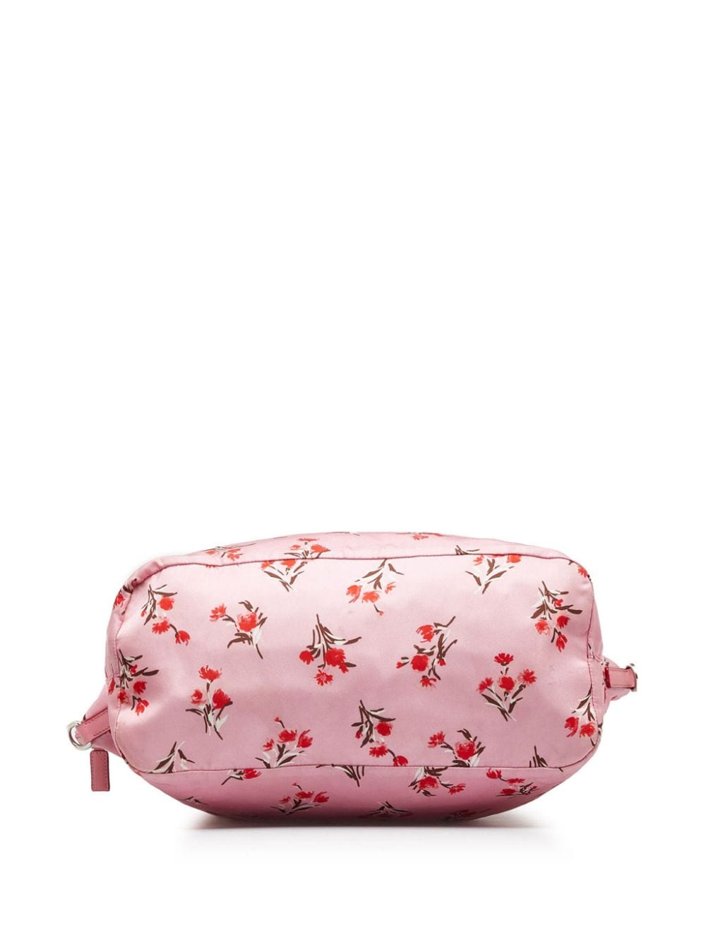 Pre-owned Prada 2013-2023 Floral-printed Lightweight Tote Bag In Pink