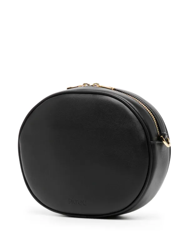 PATOU ショルダーバッグ 黒 レザー Patou | Le Petit Patou bag in leather