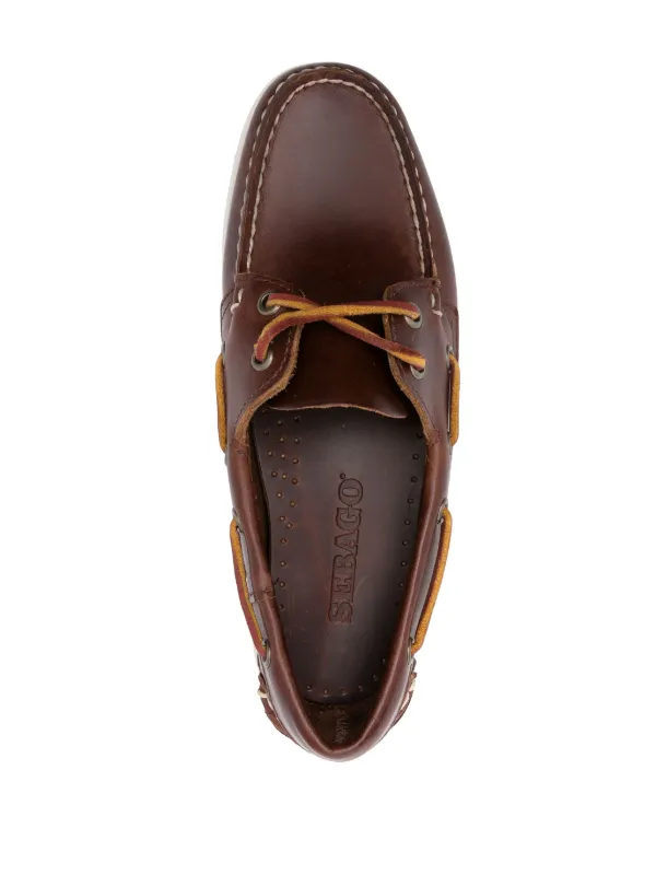 ⭐️良品SEBAGOレザーデッキシューズPORTLAND Sebago Portland レザーデッキシューズ | ブラウン | FARFETCH JP