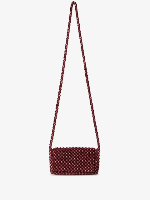 0711 mini Carla beaded crossbody bag