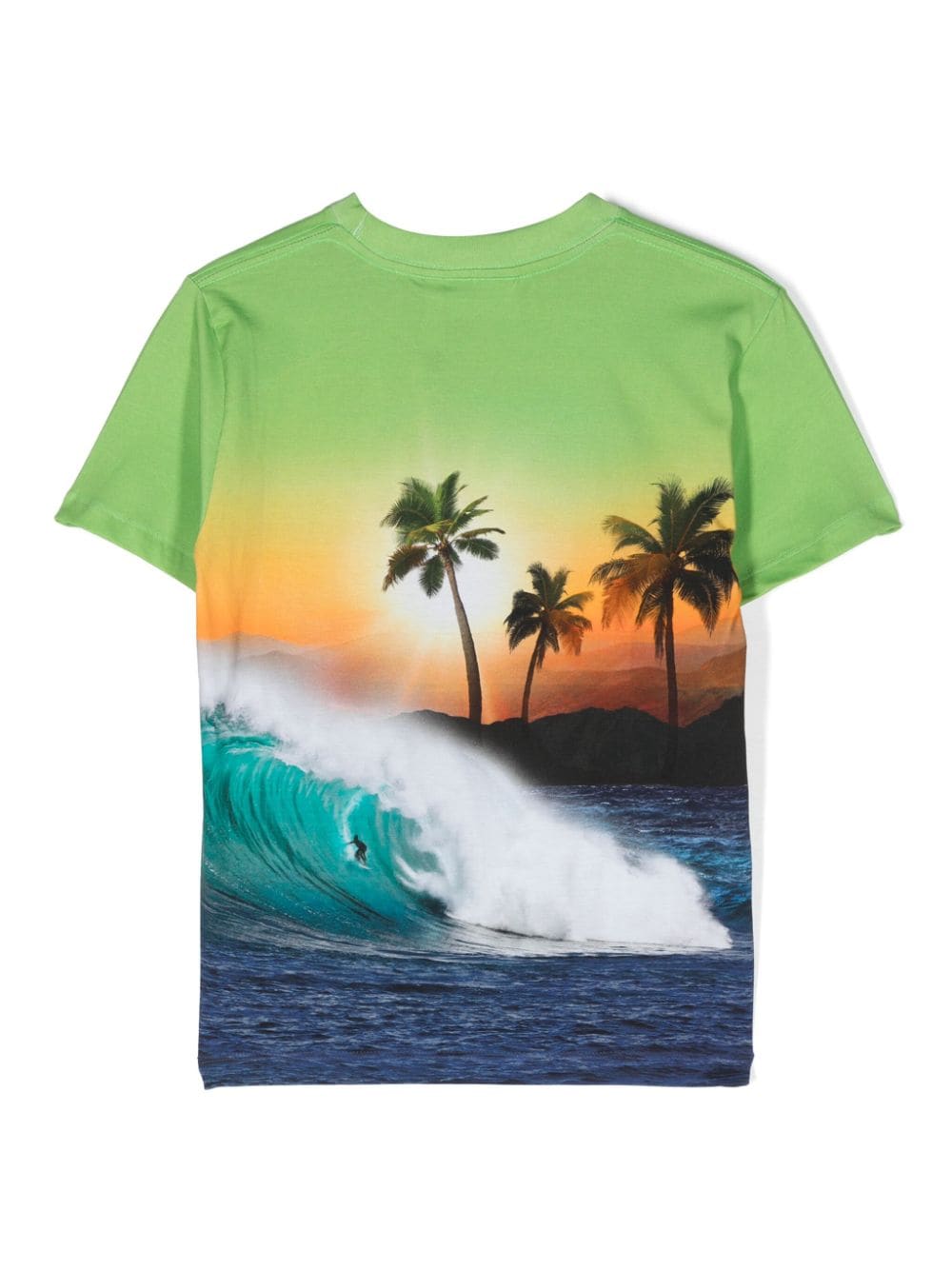 Molo T-shirt met print Groen