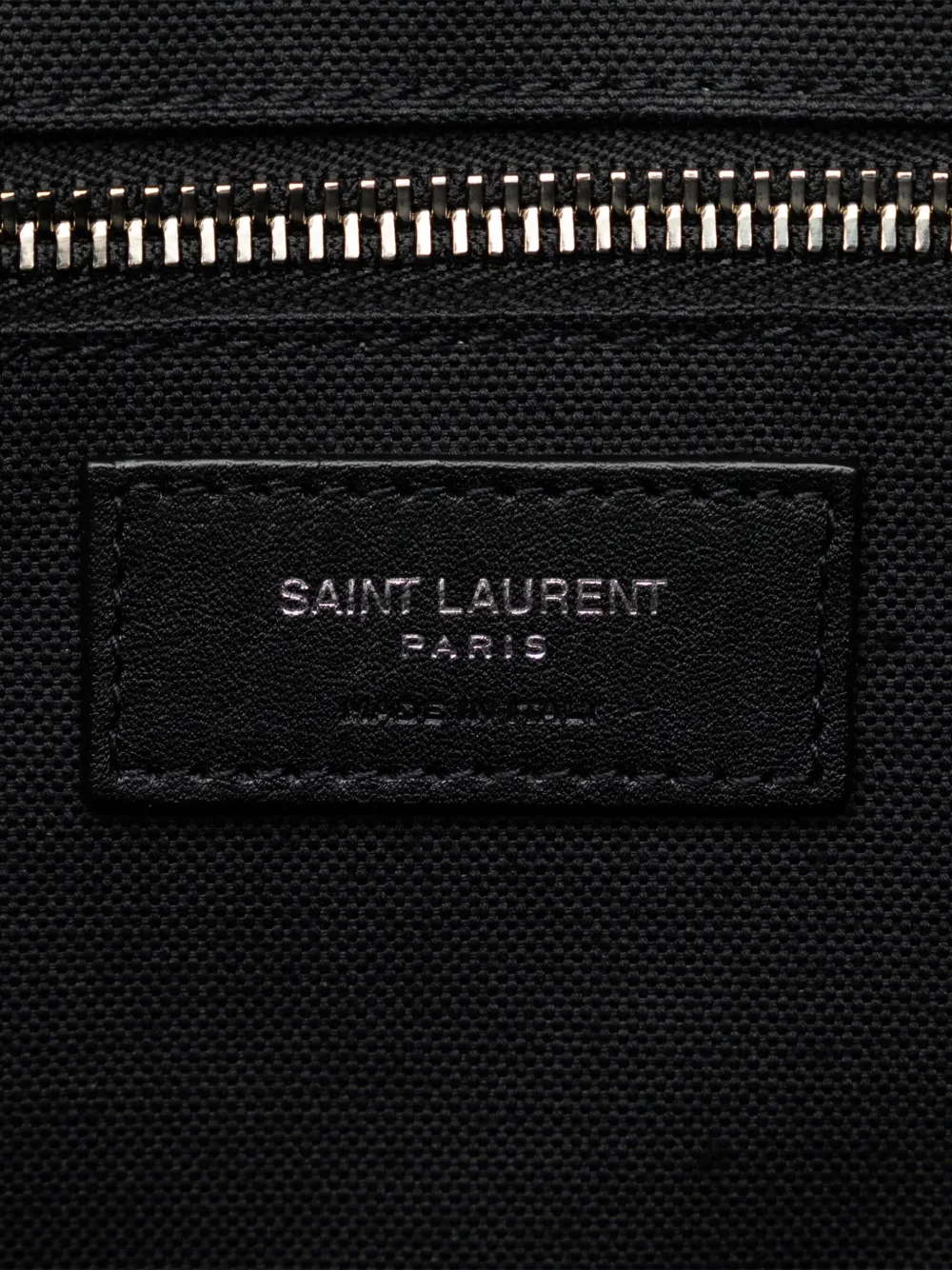 Pre-owned Saint Laurent 2021 Rive Gauche North South Tote Bag In Black