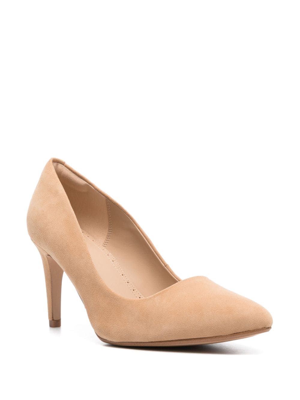 Image 2 of Clarks 75mm Laina Rae suede pumps