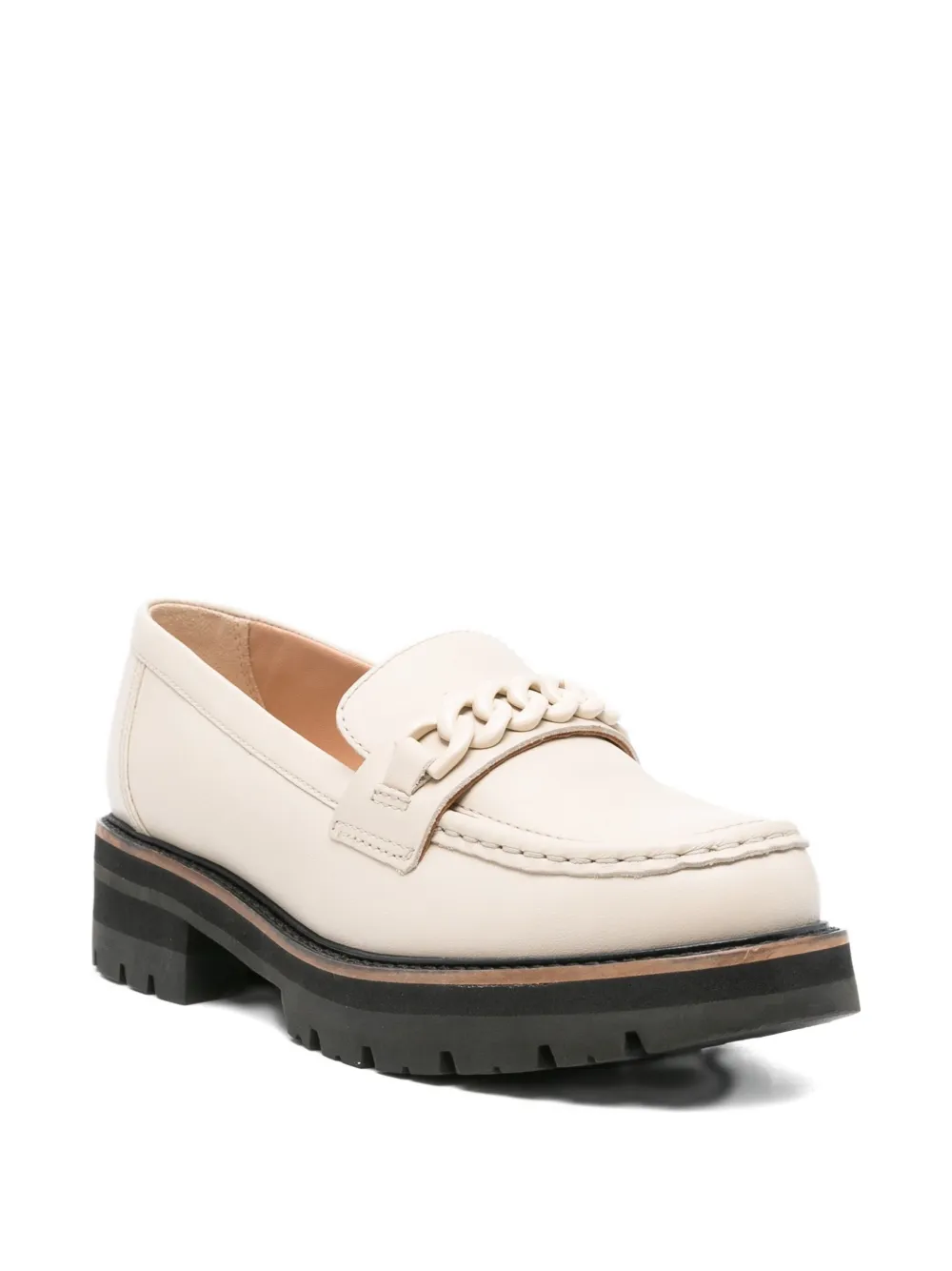 Clarks Orianna chain link-detail loafers - Beige