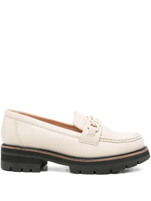 Clarks Orianna chain link-detail loafers