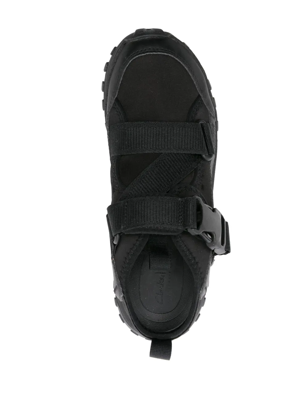 Clarks ATLTrek-strap chunky sandals Black