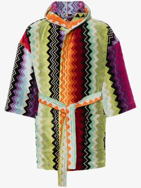 Missoni Home zigzag cotton bath robe