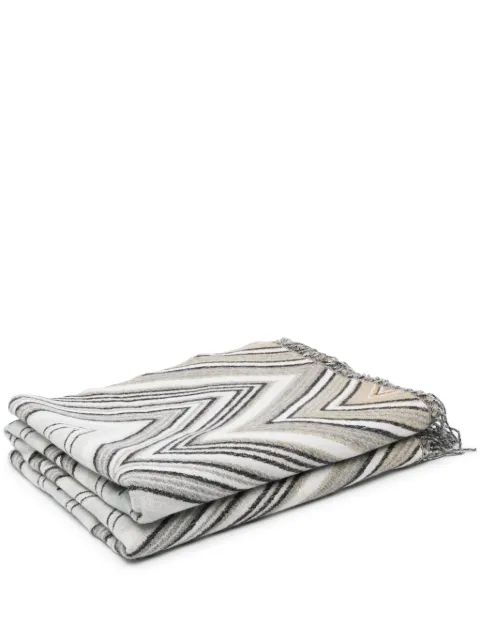 Missoni Home zigzag-design blanket (190cmx130cm)