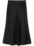 Nanushka satin midi skirt - Black