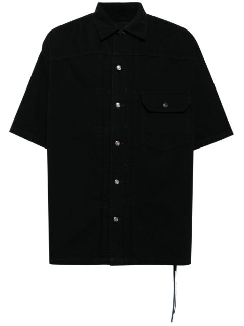 Mastermind Japan skull-print cotton shirt