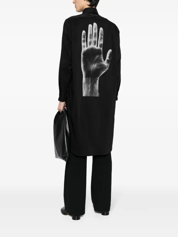 MM6 Maison Margiela グラフィック シャツ | ブラック | FARFETCH JP